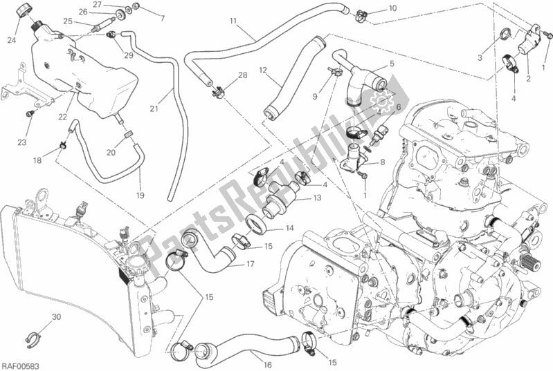 Wszystkie części do System Ch? Odzenia Ducati Monster 1200 S 2019
